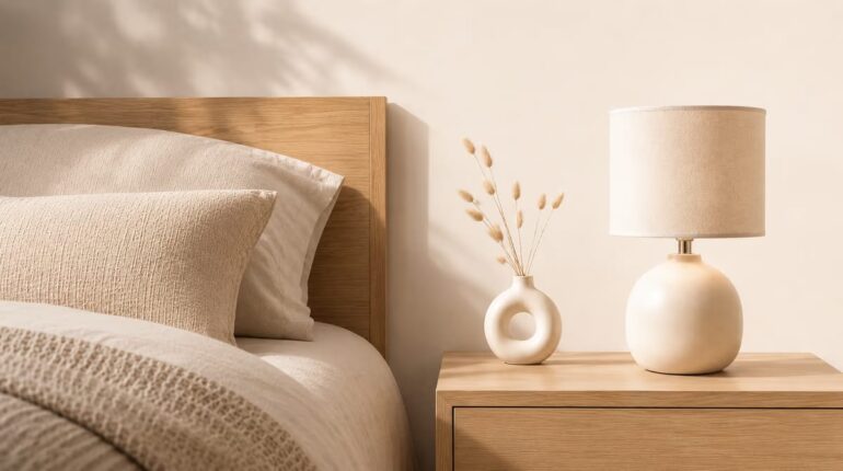 La lampe de chevet blanche : l'alliée intemporelle d'une chambre apaisante