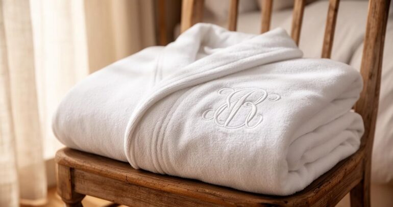 Pourquoi choisir un peignoir brodé pour un cadeau personnalisé